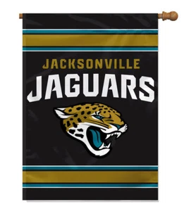 Jacksonville Jaguars Banner 28x40 House Flag Style 2 Sided CO - Picture 1 of 1
