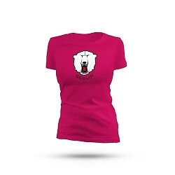 EGOCENTRIC Eisbären Berlin - Frauen Logo T-Shirt - magenta