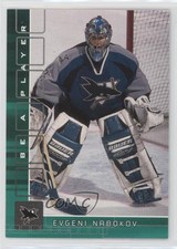 2001-02 ITG Be A Player Memorabilia Emerald /10 Evgeni Nabokov #4