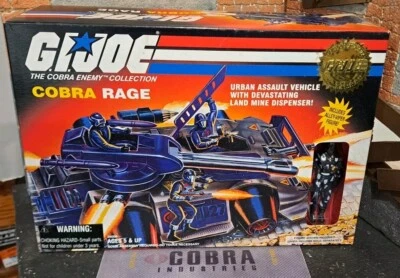 GI JOE ~ 1997 COBRA RAGE & ALLEY VIPER ~ EXCELLENT MISB MIB SEALED NEW SET - Image 1 of 4
