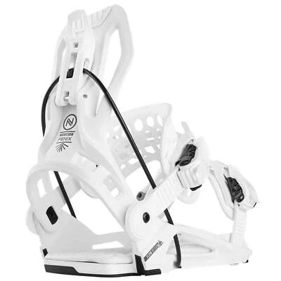 Nidecker Flow Fenix Snowboardbindung Bindung Heckeinsteiger Weiß Unisex NEU