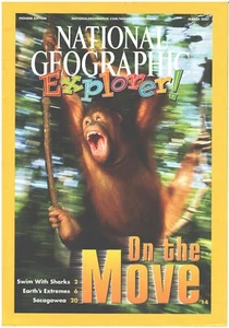 NATIONAL GEOGRAPHIC EXPLORER Pioneer Edition March 2007 Sharks Sacagawea Earth - Picture 1 of 1