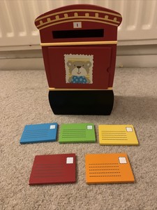 early learning centre wooden post box