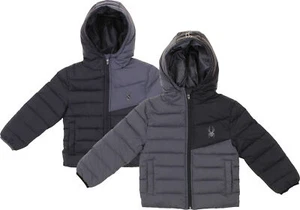 Spyder Little Boys Ace Short Puffer Jacket, Color Options - Picture 1 of 9