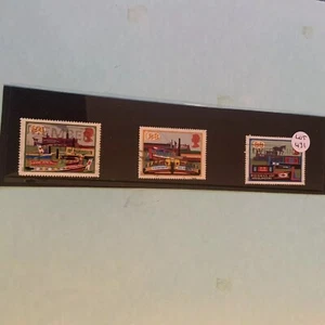 Set Of 3 UK Postage Stamps - Canal Barges - Grade V. Good - Lot 431 - Picture 1 of 1