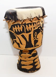 Ngoma Drum From Malawi Africa 13" Unusual As Is - Picture 1 of 9