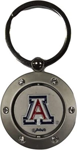 NCAA Arizona Wildcats Spinner Keychain - Picture 1 of 2