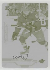 2018-19 Upper Deck Compendium Printing Plate Yellow 1/1 Justin Kloos #196 z1b