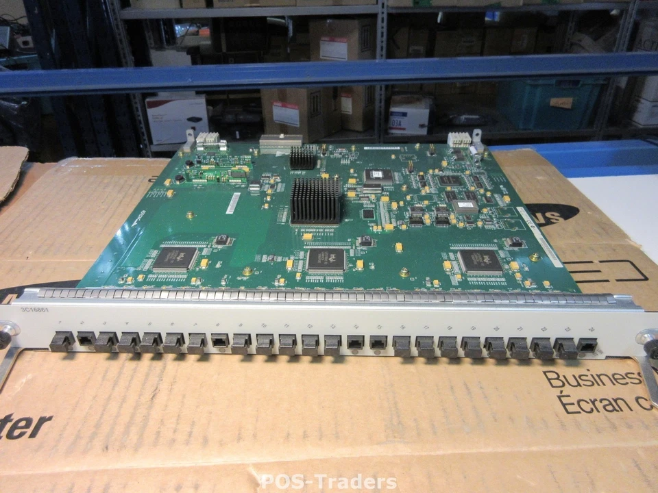 3COM SWITCH 7700 3C16861 24-PORT 100-BASE FX FAST ETHERNET MODULE FROM 7750 - Bild 1 von 3