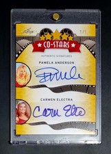 2012 Pop Century Co-Stars Pamela Anderson Carmen Electra Dual Auto 1/1 Baywatch
