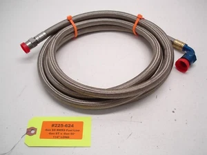 NASCAR BMRS -6an / -8an SS BRAIDED FUEL LINE / RETURN HOSE 114" LONG 9'-6" #624 - Bild 1 von 5