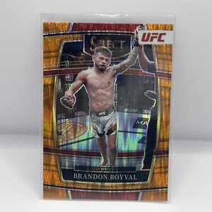 2022 Panini UFC Select Brandon Royval Base Concourse #6 Orange Flash