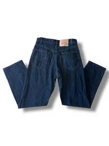 Vintage 90s Levi’s 550 Relaxed Fit Denim Jeans Size 33x32 Actually 32x31.5 Black - Picture 1 of 21