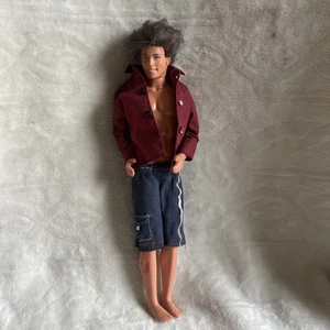 Vintage 1968 Ken Doll Barbies Boyfriend Rooted Brown Hair - Picture 1 of 8