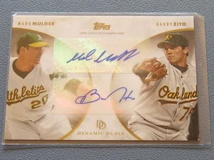 2022 Topps On Demand #26-A Mark Mulder & Barry Zito Dynamic Duals Auto Athletics - Bild 1 von 2