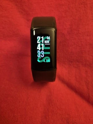 Fitbit Charge 6 Aktivitäts-Tracker - Obsidian/Schwarz, mit Ladekabel - Bild 1 von 2