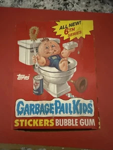 Garbage Pail Kids 1986 sexta serie caja completa (48 paquetes sellados) REAd **** NUEVO - Imagen 1 de 24