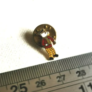 Vintage Tiny Rupert The Bear Police Pin 15mm Tall - Picture 1 of 5