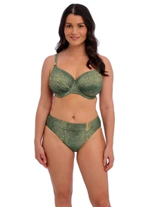 FANTASIE MAYA BAY PERIDOT UNDERWIRE FULL CUP BIKINI TOP & MID BRIEF 32F / 10F M - Foto 1 di 1