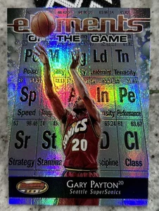 Gary Payton 2000-01 Bowman's Best Elements of the Game Refractor #EG8 - Picture 1 of 2