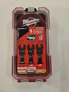 Kit de cuchillas multiherramienta oscilantes Milwaukee Open-Lok - 5 piezas 49-10-9211 - Imagen 1 de 2