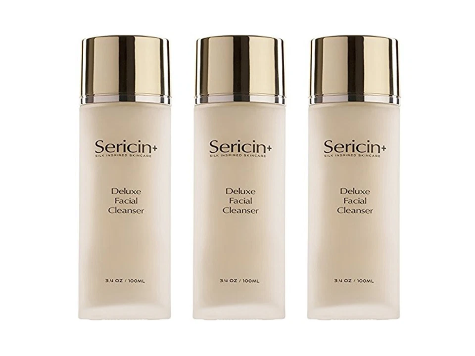 3x Sericin Plus Sericin Plus Deluxe Facial Cleanser - Gentle Cleanser Deal of 3 - Image 1 of 4