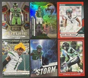 6 Card Football Lot Ahmad "Sauce" Gardner New York Jets Rookie RC, Insert & More - Picture 1 of 7