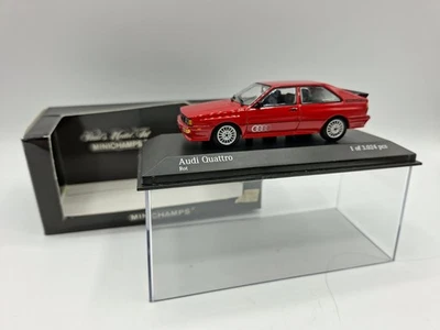 Minichamps 430019420 Audi Ur Quattro Red Limited Edition 1/43 - Image 1 of 4