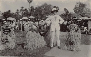 Laos - The Laotian New Year - The Pou Gneu Gna Gneu - REAL PHOTO - Publ. unknown - Picture 1 of 2