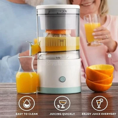 Rechargeable Electric Juicer Fruit Blender Juice Extractor Citrus Machine New - Image 1 of 4