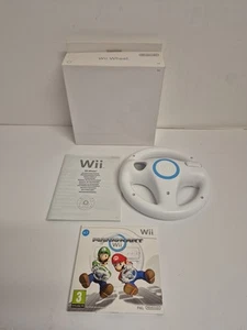 mario kart wii game and wheel boxed New - Picture 1 of 19