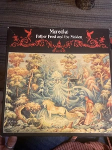 Rompecabezas de colección 1994 Morozko Father Frost and the Maiden más de 550 piezas 18x24" - Imagen 1 de 2