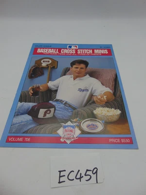 MLB National League Baseball  Cross Stitch Nomis Volme 706 Minis Fabrics - Image 1 of 4