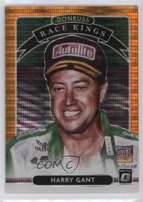 2021 Panini Donruss NASCAR Optic Race Kings Orange Pulsar Prizm Harry Gant HOF - Image 1 of 2
