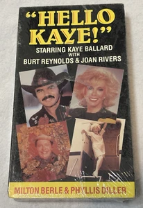 Hello Kaye! VHS Tape || Burt Reynolds, Joan Rivers, Milton Berle, Phyllis Diller - Picture 1 of 7