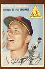 Vintage 1954 Baseball Card Topps #38 Eddie Stanky Manager St Louis Cardinals