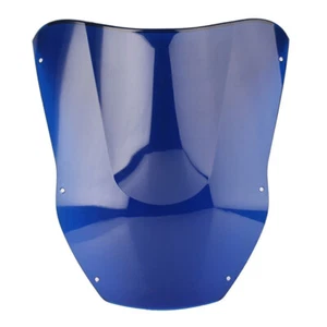 Windshield Windscreen Double Bubble For KAWASAKI Ninja ZX12R 2000 2001 Blue - Picture 1 of 3