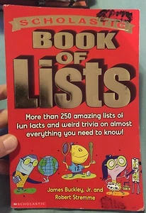 Scholastic Book of Lists by Robert Stremme and James, Jr. Buckley (2003, Paperb… - Picture 1 of 1