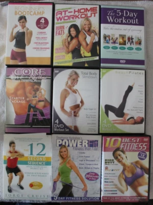 9 workout DVD sets 10 best Stephanie Huckabee Beginner's Bootcamp Core Rhythms - Image 1 of 4