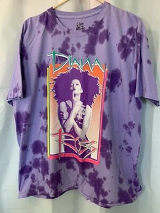 Diana Ross The Boss Tshirt Size 2X Purple Short Sleeve - Picture 1 of 5