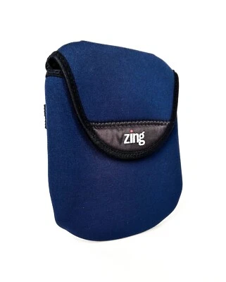 Zing Large Pouch Blue 7.25" x 5.5" - Image 1 of 4