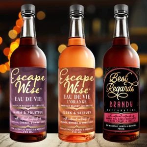 Alkoholfreie Brandy Getränke - 3 Flaschen Pack - Bild 1 von 1