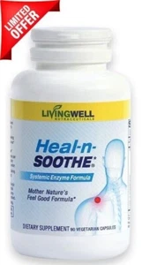 HEAL-N-SOOTHE Anti Inflammatory Supplement Proteolytic Enzyme - 90 Count