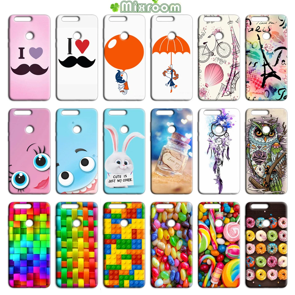 CUSTODIA COVER CASE MORBIDA IN TPU SILICONE  PER HUAWEI HONOR 9 LITE FANTASIA M - Immagine 1 di 1