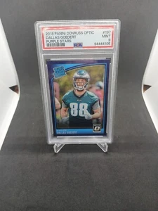 2018 Panini Donruss Optic Purple Stars #17/25 Dallas Goedert PSA 9 - Picture 1 of 2