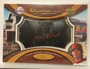 Conor Jackson 2007 Sweet Spot Signatures Autograph Black Bat Barrel Red Ink #3/5 - Picture 1 of 1