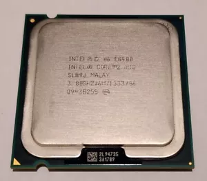 Intel Core 2 Duo E8400 CPU Processeur 3.00 GHz SLB9J - Foto 1 di 2
