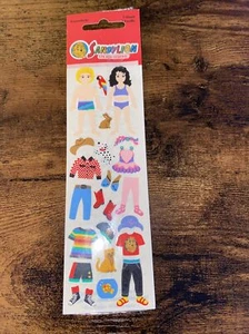 Sandylion Kromekote Paper Girl Boy Doll Dress Me Sports Clothes Stickers Vintage - Picture 1 of 4
