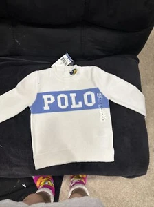 Polo Sweater Girls Size 5 - Picture 1 of 4