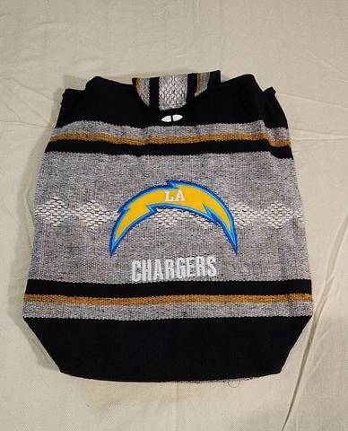Los Angeles Chargers Football School Backpack Embroidered Great Condition NFL Cover